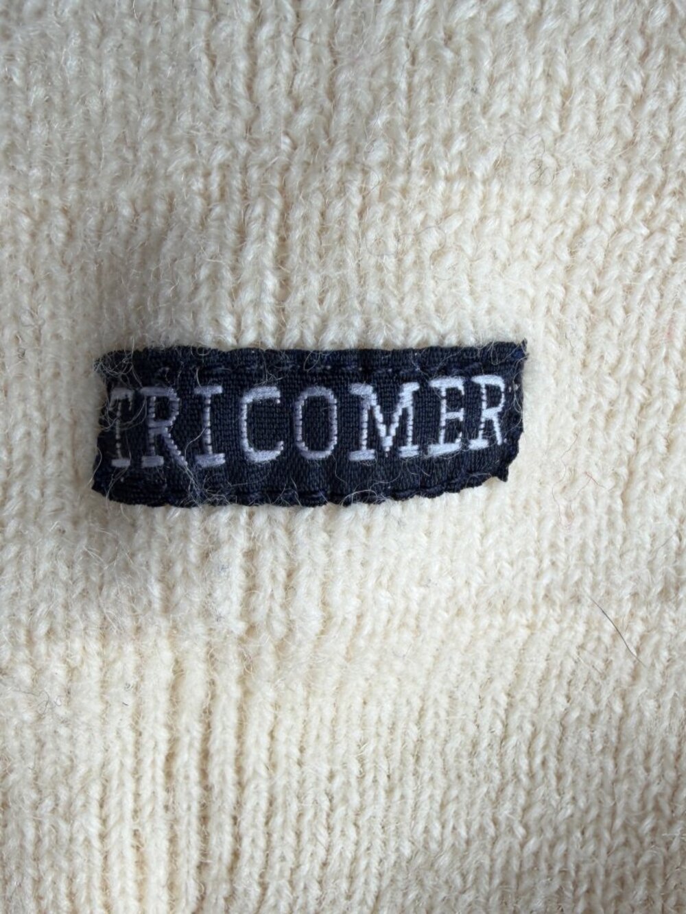 TRICOMER France Cream 100% wool Hat - Picture 3 of 4